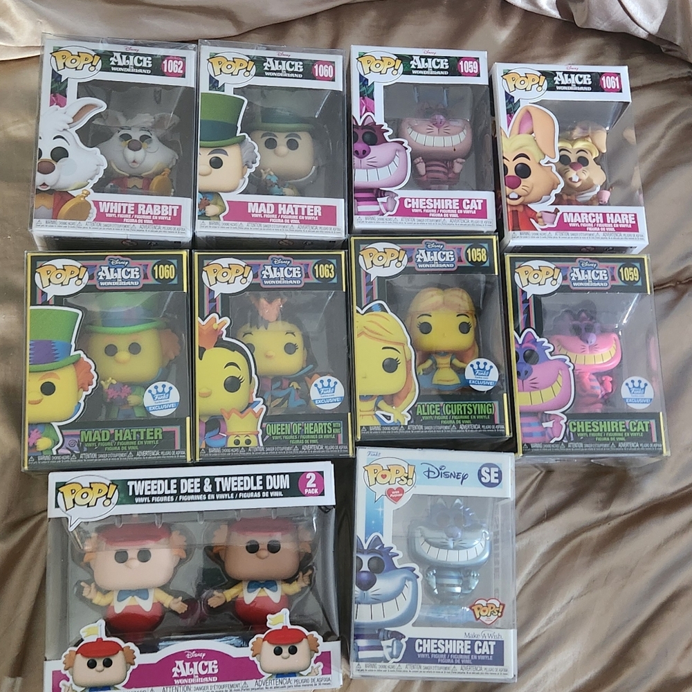 Alice and Wonderland Funko Pop Lot